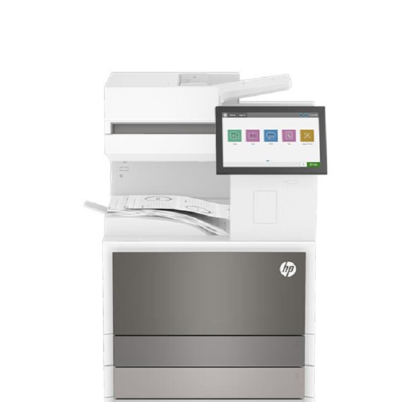 惠普 E73140dn 黑白数码复合机 A3 白色 标配附加双纸盒底座+上门安装一年原厂上门服务按（台）销售