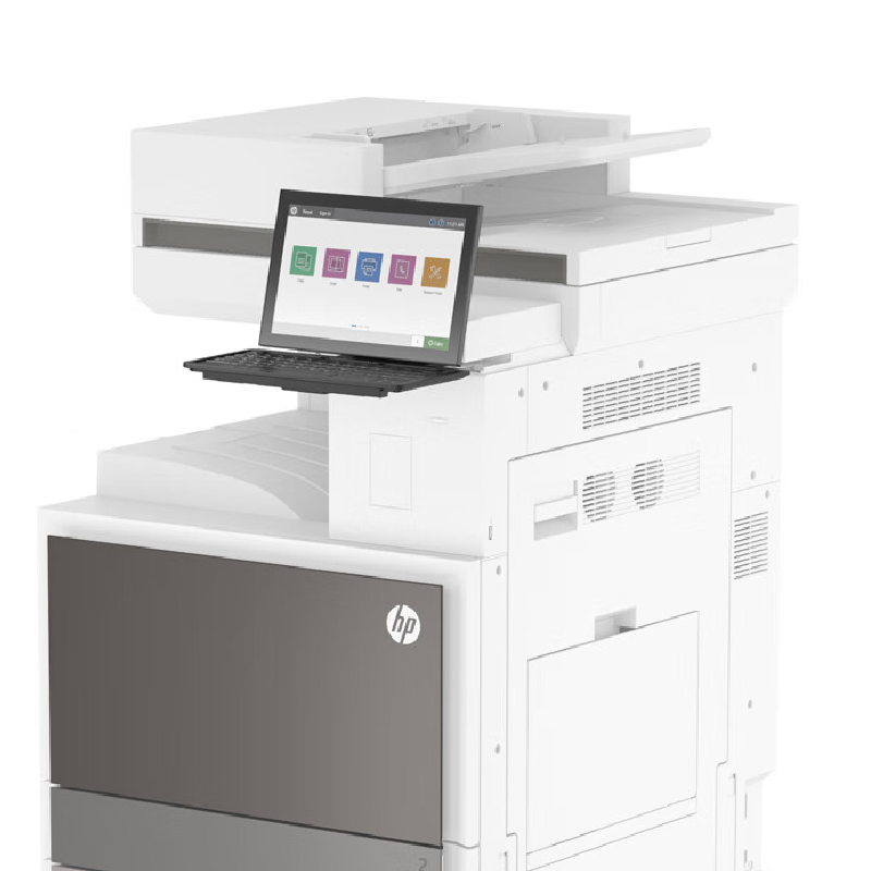 惠普 E73135z 黑白数码复合机 A3 白色 标配附加双纸盒底座+上门安装一年原厂上门服务按（台）销售
