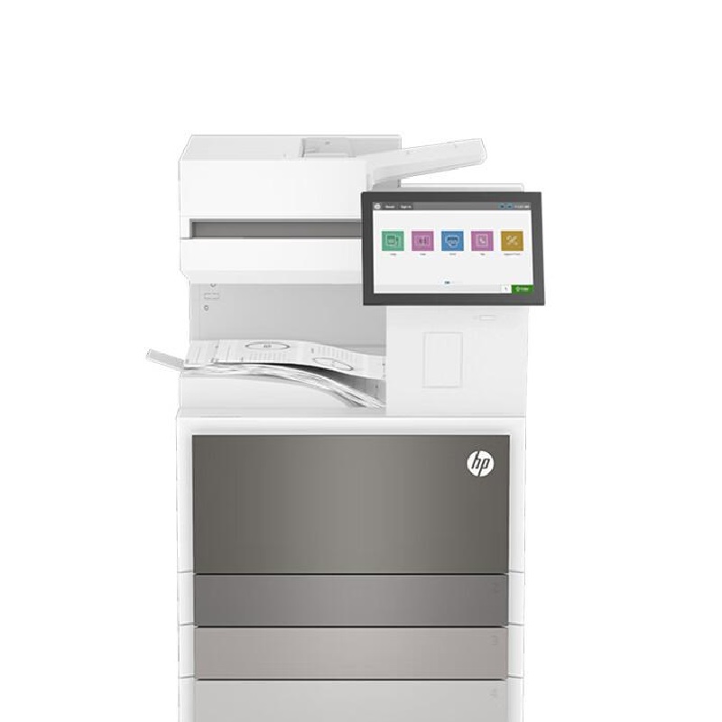 惠普 E73130dn 黑白数码复合机 A3 白色 标配附加双纸盒底座+上门安装一年原厂上门服务按（台）销售