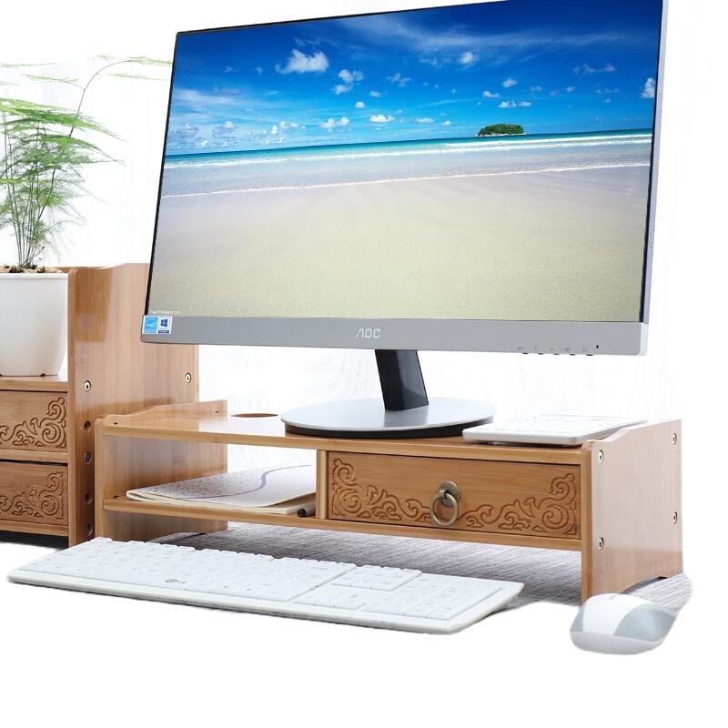 倍方 73119 电脑桌面增高收纳架 31.5cm*22cm*10cm 原木色 仿古云纹实木竹制收纳款按(个)销售 倍方 73119 电脑桌面增高收纳架 31.5cm*22cm*10cm 原木色 仿古云纹实木竹制收纳款按(个)销售