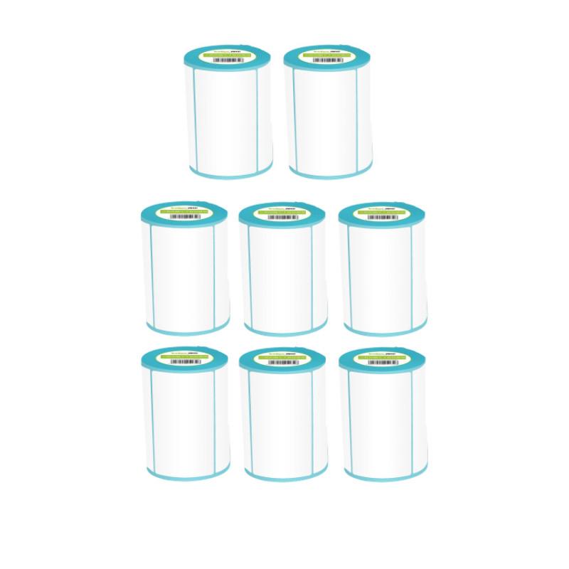 得印 6718442 三防热敏标签打印纸 100mm*100mm 500张/卷  白色  单排圆角 单卷装 字迹清晰不易褪色按（卷）销售