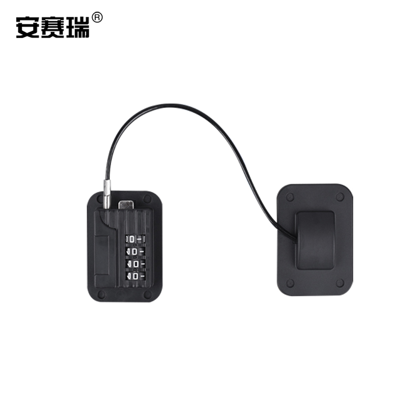 安赛瑞 5D00206 免打孔窗户锁 70x70mm 黑色配钥匙  2个起订按（个）销售