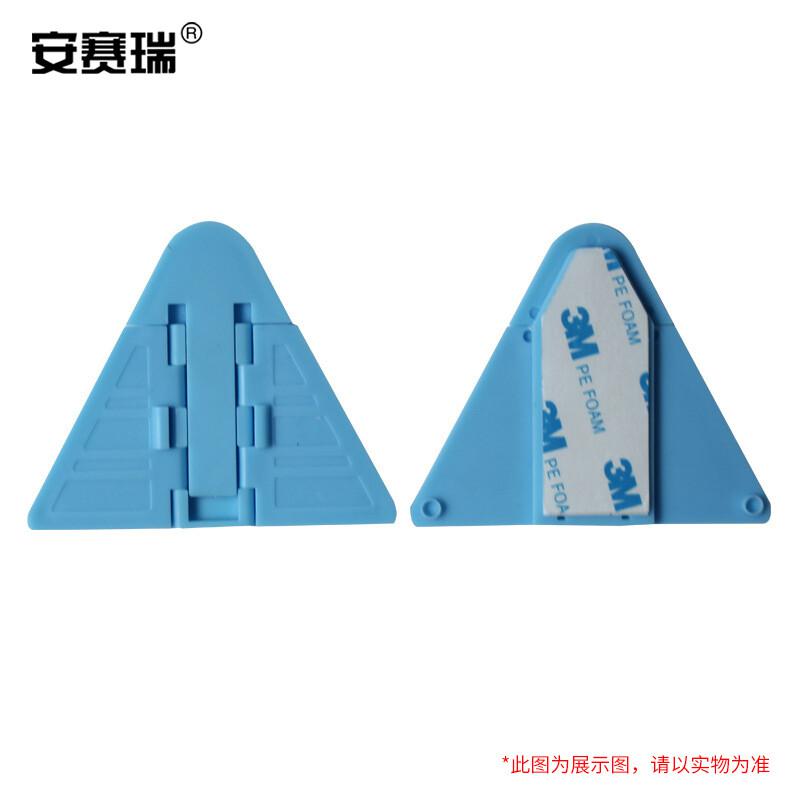 安赛瑞 5D00407 移门锁 推拉门窗锁 免打孔平开窗安全锁柜门锁 7.5X9cm 蓝色5个装 3包起订按包销售 安赛瑞 5D00407 移门锁 推拉门窗锁 免打孔平开窗安全锁柜门锁 7.5X9cm 蓝色5个装 3包起订按包销售