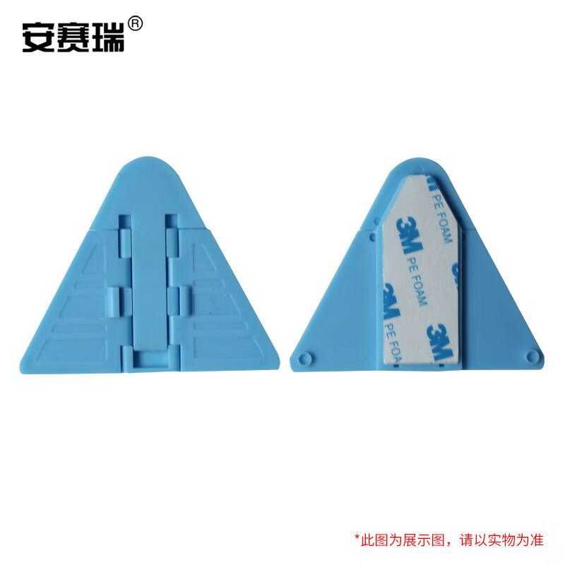 安赛瑞 5D00409 移门锁 推拉门窗锁 免打孔平开窗安全锁柜门锁 7.5X9cm 粉色5个装  3包起订按包销售
