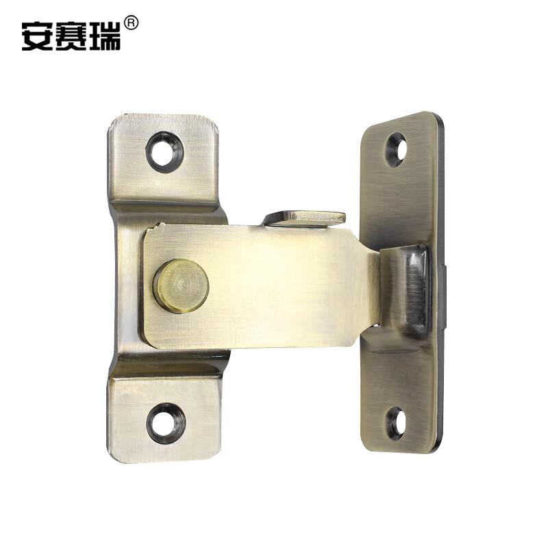 安赛瑞 5D00603 304不锈钢推拉门锁扣 移门门栓直角搭扣 大号 28x80mm 青古  2个起订按（个）销售
