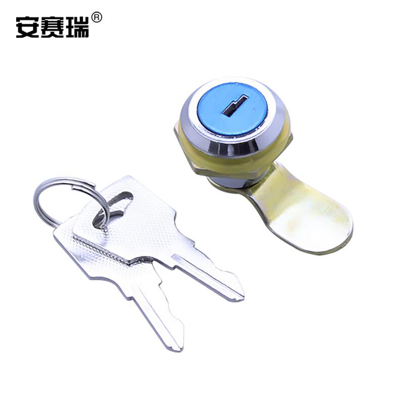 安赛瑞 5D00769 配电箱柜门锁 转舌锁 一字通开 锁舌长31mm 银色  5把起订按（把）销售