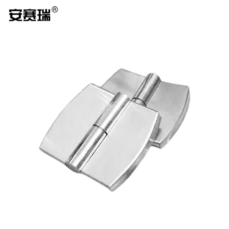 安赛瑞 5D00845 门锁合页铰链 2只装 70x80mm 银色  2包起订按（包）销售