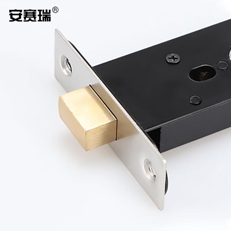 安赛瑞 5D00846 卫生间指示锁 304不锈钢有无人提示隔断门锁 不带把手 直径约55mm 拉丝银按把销售