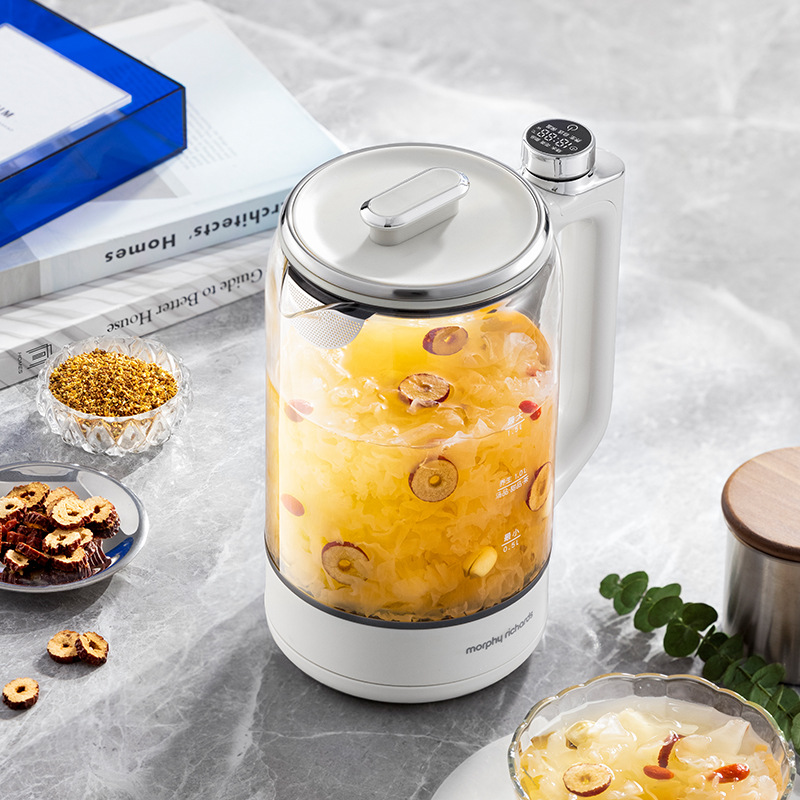 摩飞 MR6089 智能养生壶 椰奶白 1.5L 白色 主机*1、304不锈钢茶篮*1、说明书*1按（台）销售