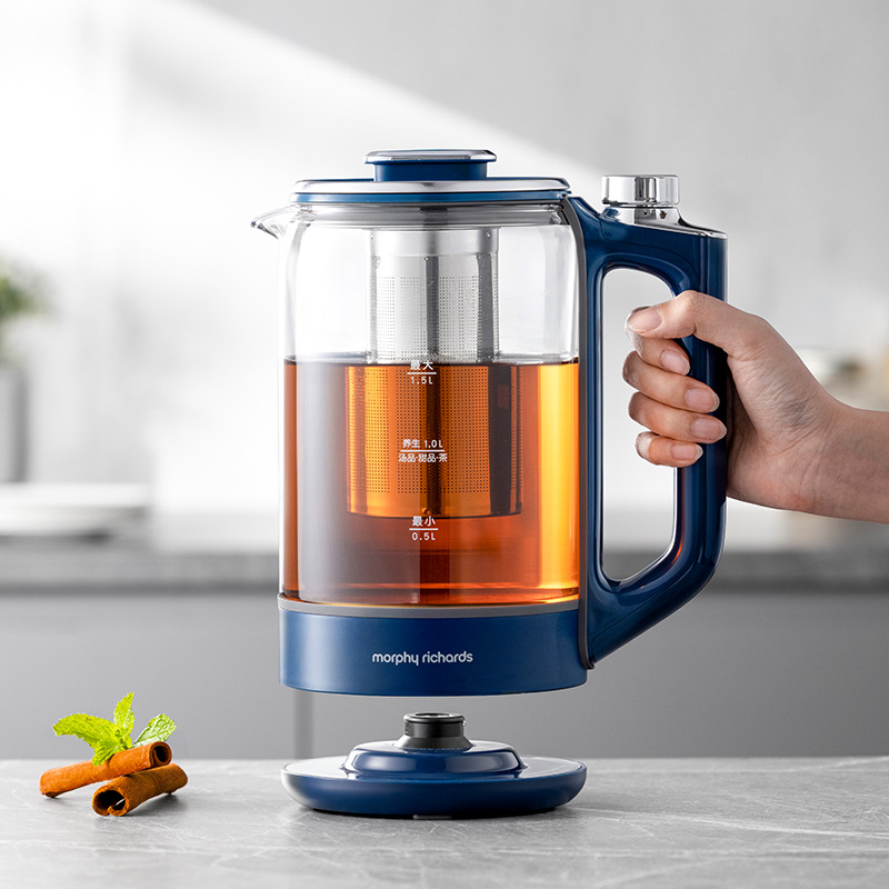 摩飞 MR6089 智能养生壶 椰奶白 1.5L 白色 主机*1、304不锈钢茶篮*1、说明书*1按（台）销售