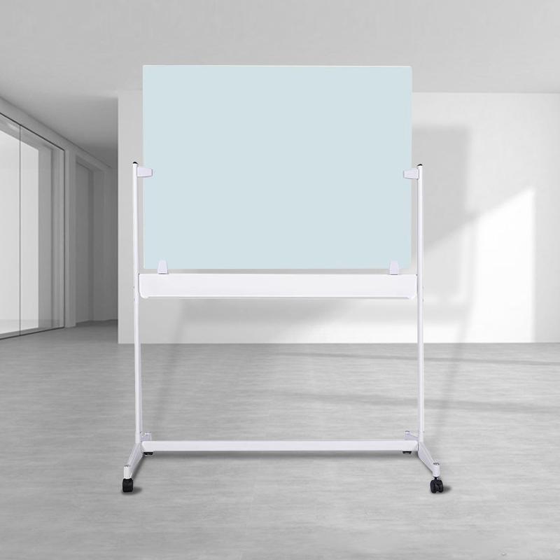 史泰博 STBL-1218W H型移动玻璃白板(白色支架） 120*180cm按（套）销售