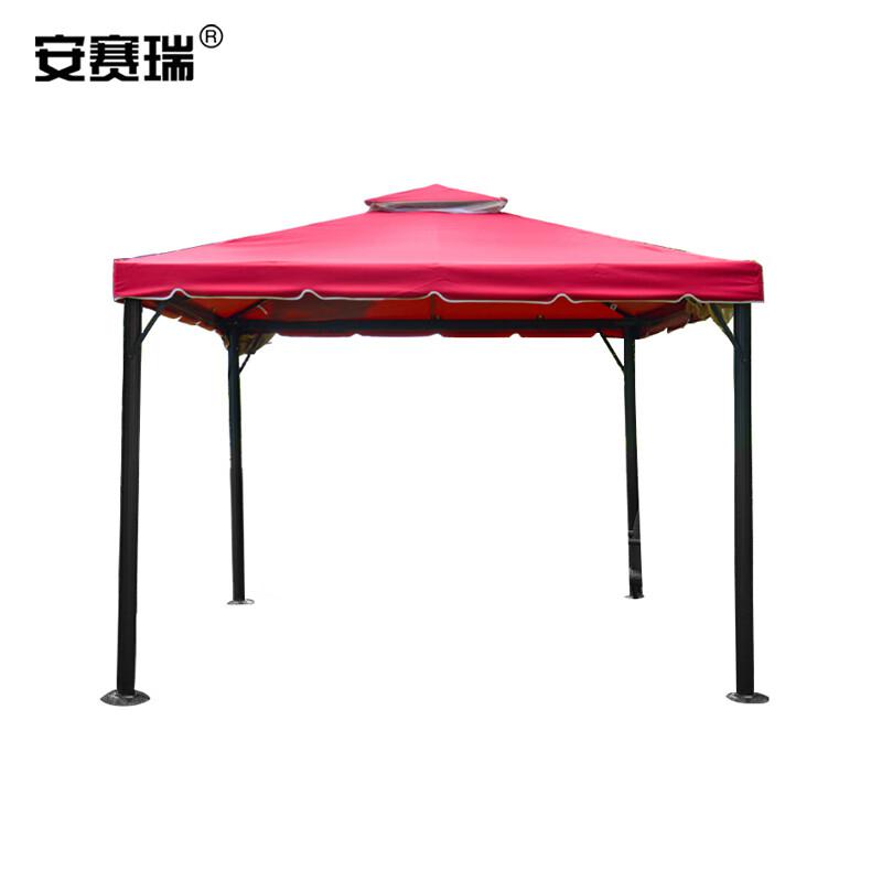 安赛瑞 4N00147 罗马帐篷 遮阳防雨棚 4×4m柱10cm单边无围无纱 酒红按（顶）销售