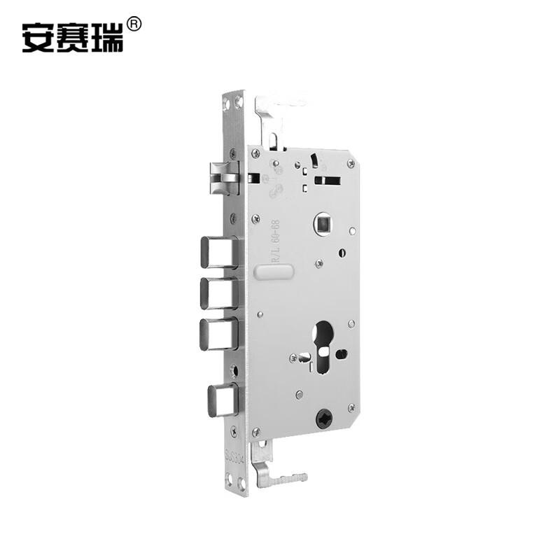 安赛瑞 520153 不锈钢锁体 智能指纹锁锁体 方头锁体（开叉舌） 有钩锁体 宽24mm长240mm按件销售