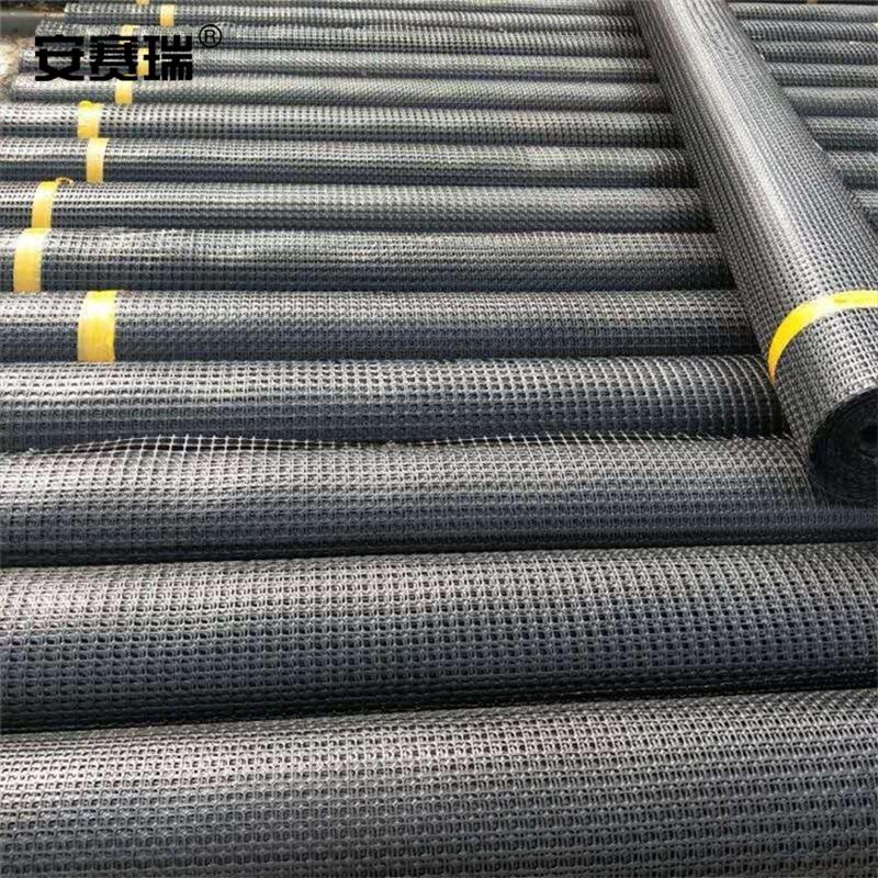 安赛瑞 530969 塑料土工格栅 网格养殖网围栏防护网隔离栏 190g 2cm孔 宽2m长50m按（个）销售