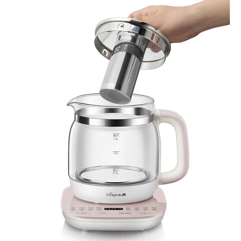 小熊 YSH-A15Z8 樱花粉色 小熊 养生壶 1.5L按(台)销售 小熊 YSH-A15Z8 樱花粉色 小熊 养生壶 1.5L按(台)销售