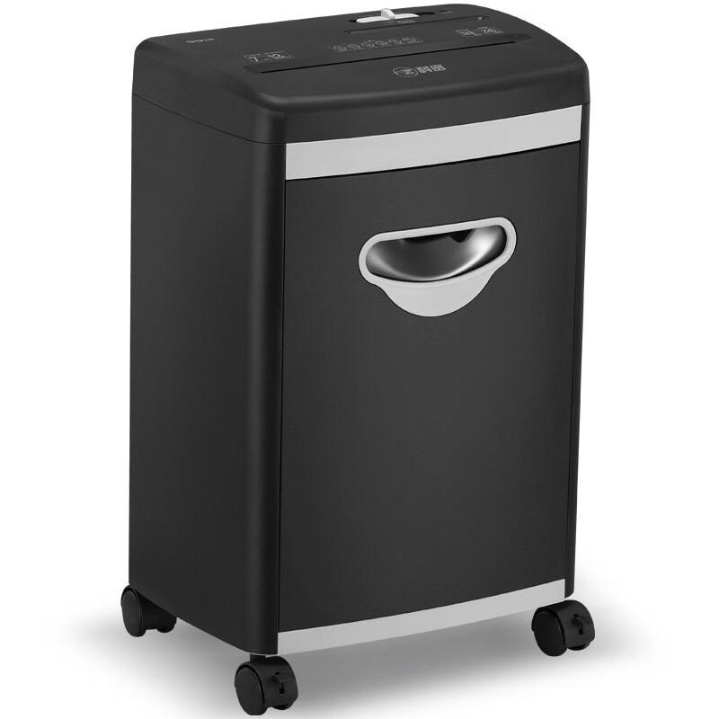 科密 9912 办公商用碎纸机 5级保密 单次7张 持续30分钟 20L 可碎卡、光盘 黑色 台按（台）销售