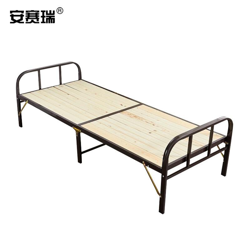 安赛瑞 701274 折叠床 单人床 对折午休床 硬板床 198x100cm按（个）销售