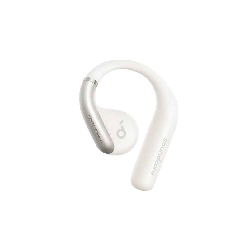 声阔 A3872 AeroFit轻跃线云感不入耳蓝牙耳机 91.47*53.19*23.9mm 云霜白按副销售