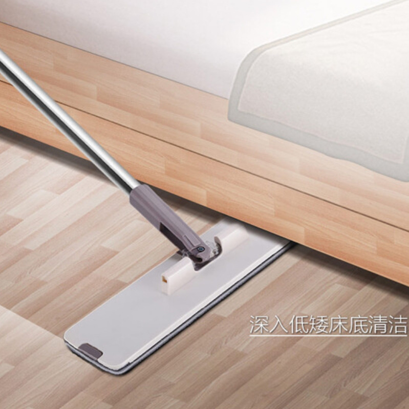 大卫 Z9 免手洗平板拖把 刮刮桶拖布干湿两用 一杆2配布按（套）销售