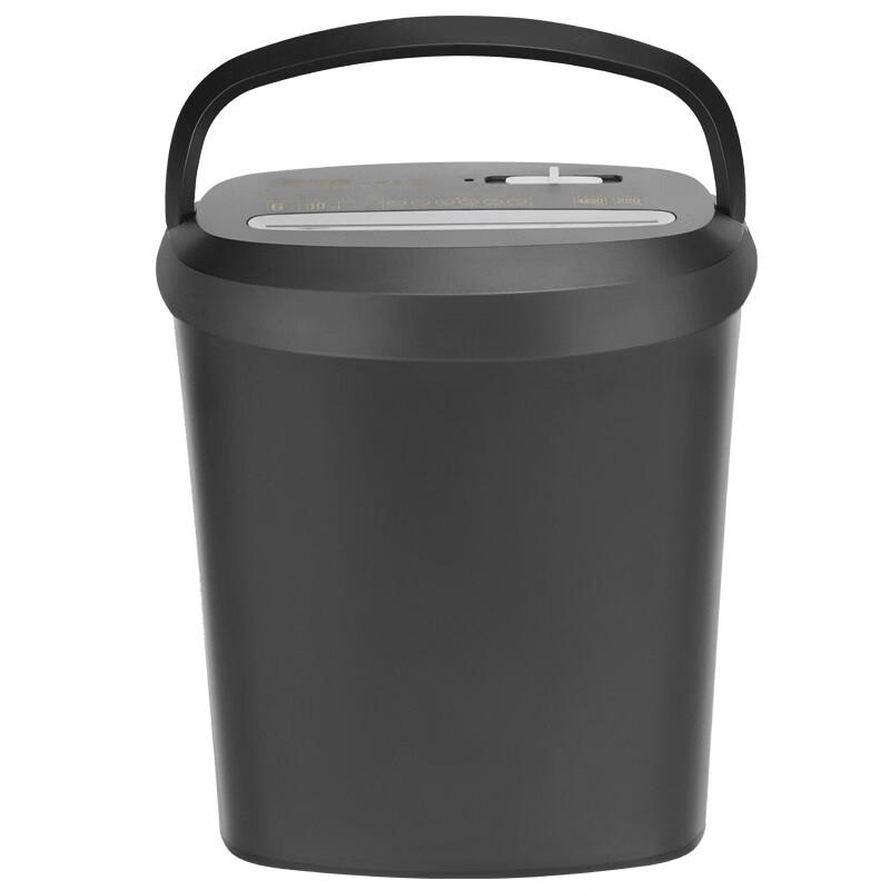 科密 S6 小型碎纸机 德标4级 (单次6张 持续10分钟 17L 可碎卡订书针) 磨砂黑色按（台）销售