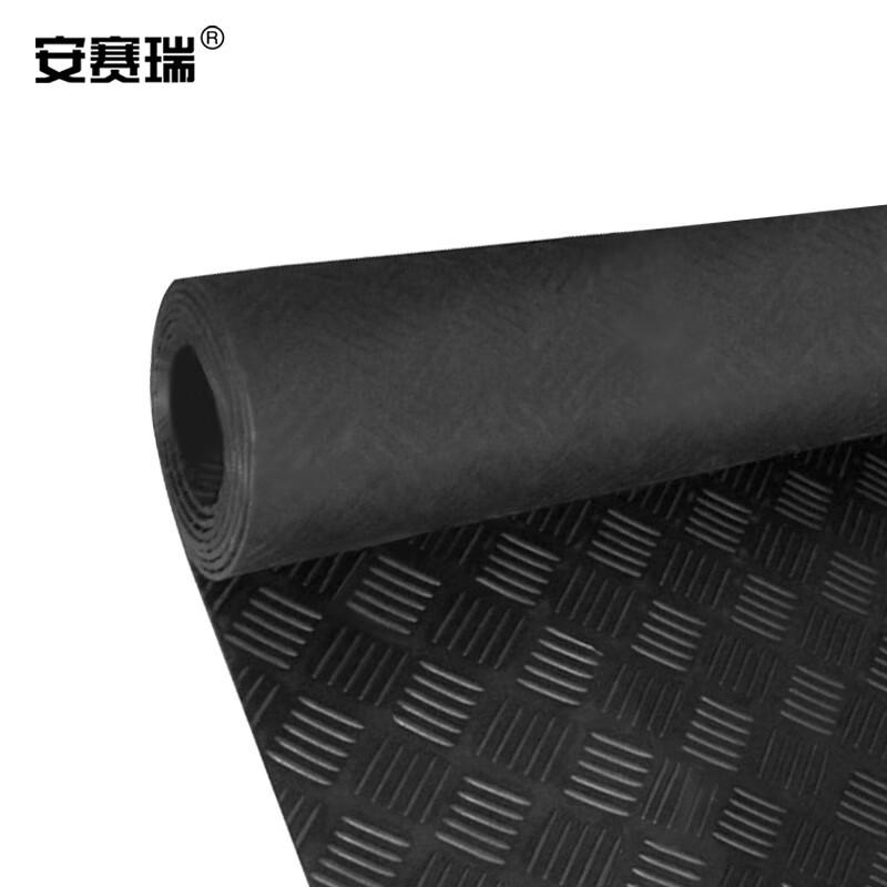 安赛瑞 17294 5KV高压绝缘地垫 绝缘胶板 黑色五杠 (1×10m)按(卷)销售 安赛瑞 17294 5KV高压绝缘地垫 绝缘胶板 黑色五杠 (1×10m)按(卷)销售