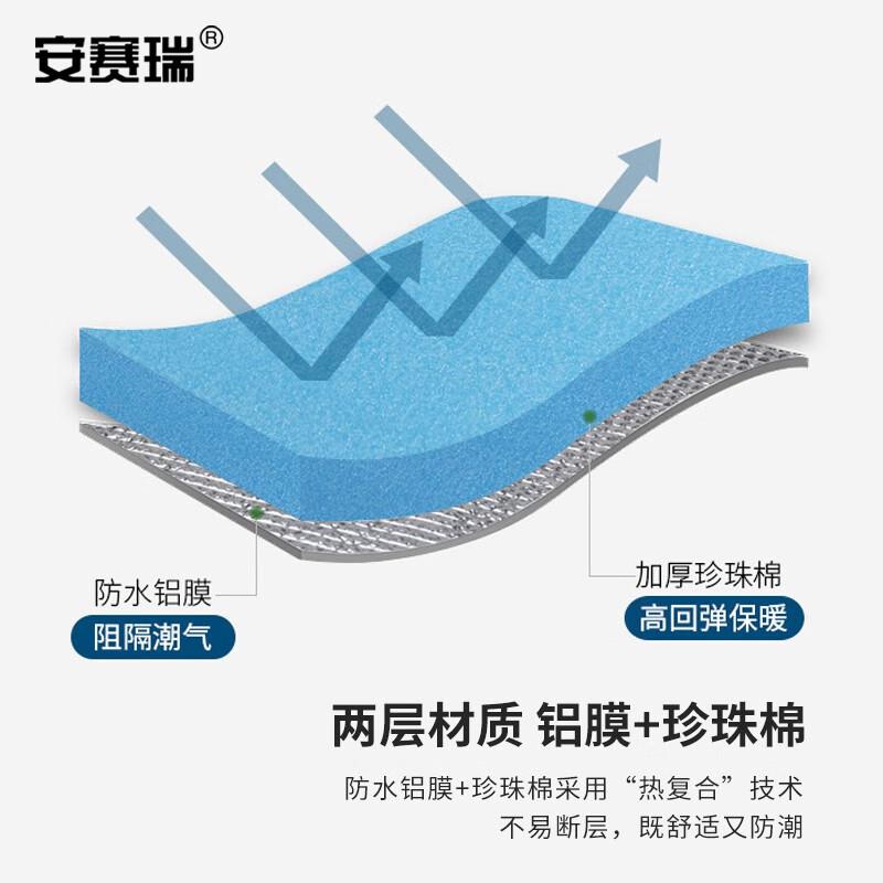 安赛瑞 310761 户外铝箔午睡防潮垫 厚8mm长180cm宽120cm按（个）销售