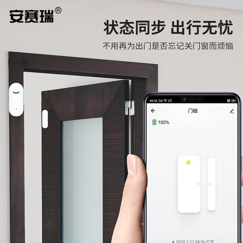 安赛瑞 1I00097 门磁报警器 WIFI门磁无外置声音版按（套）销售
