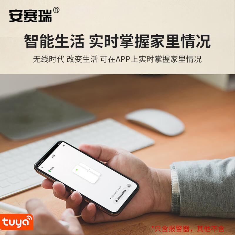 安赛瑞 1I00097 门磁报警器 WIFI门磁无外置声音版按（套）销售