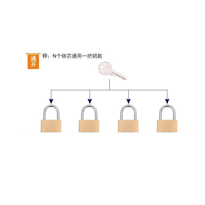 苏识 1610481 WJ0001 铜锁薄款地球牌挂锁 HL404 3把起订按把销售