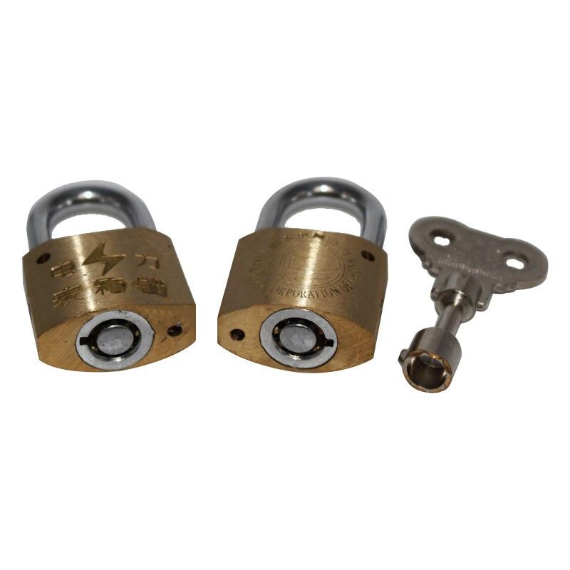 苏识 1610302 WJ0034 电力表箱锁 通开挂锁 30mm普通锁芯 4把起订按把销售