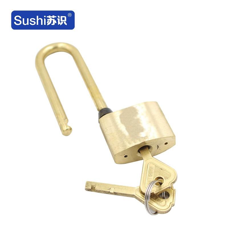 苏识 1610372 WJ0003 电力表箱锁纯铜挂锁通开锁全铜锁通用钥匙 30mm短梁通开10% 2把起订按（把）销售