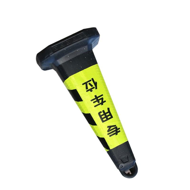 苏识 1410094 LZ005 橡胶路锥 黄黑专用车位普通款 2个起订按（个）销售