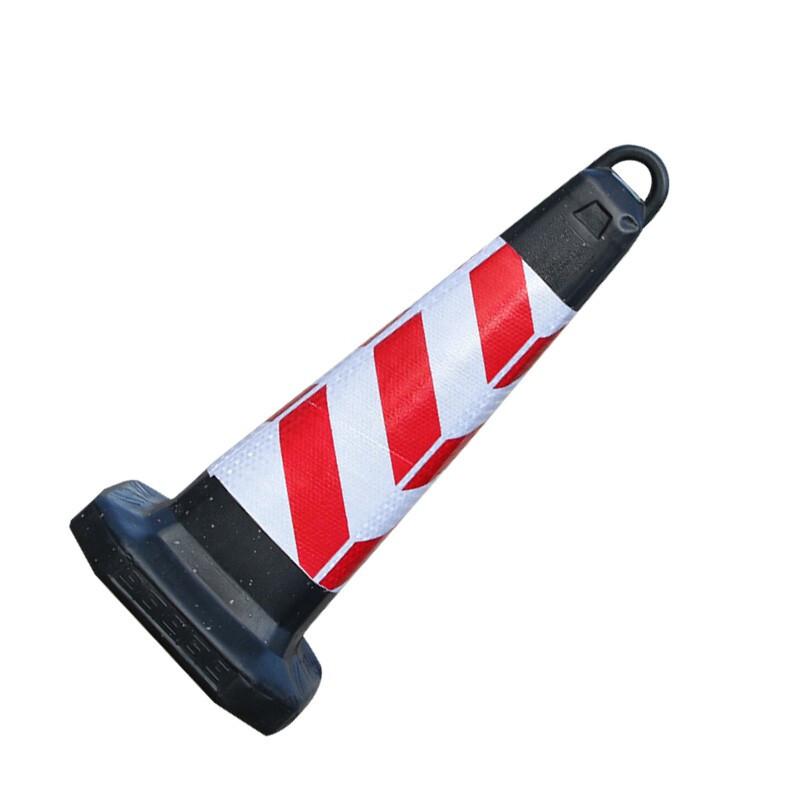 苏识 1410103 LZ008 橡胶路锥 红白斜纹无字普通款 2个起订按（个）销售