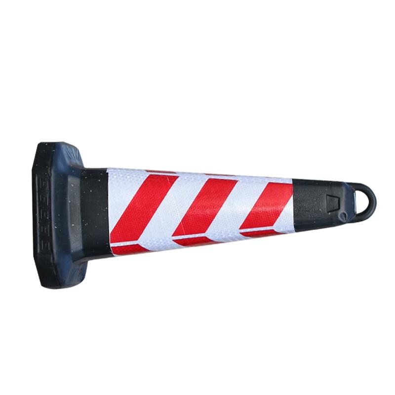 苏识 1410103 LZ008 橡胶路锥 红白斜纹无字普通款 2个起订按（个）销售