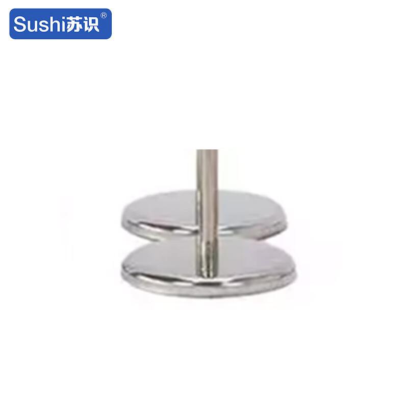 苏识 1420543 不锈钢立式展示牌 SS-BXGLP 银色A3直角 海报尺寸297×420mm 调节高度870-1330mm 底盘直径250mm 铝合金海报架+不锈钢底座+不锈钢杆按（套）销售