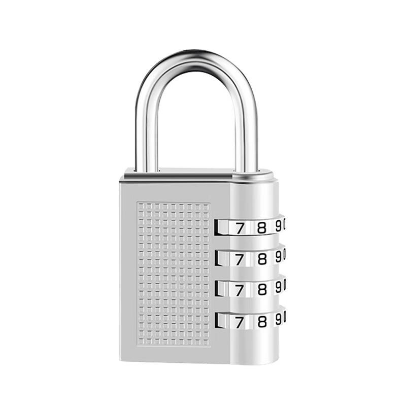 苏识 1670102 四位密码锌合金密码锁 ZCA424银 2个起订按（个）销售