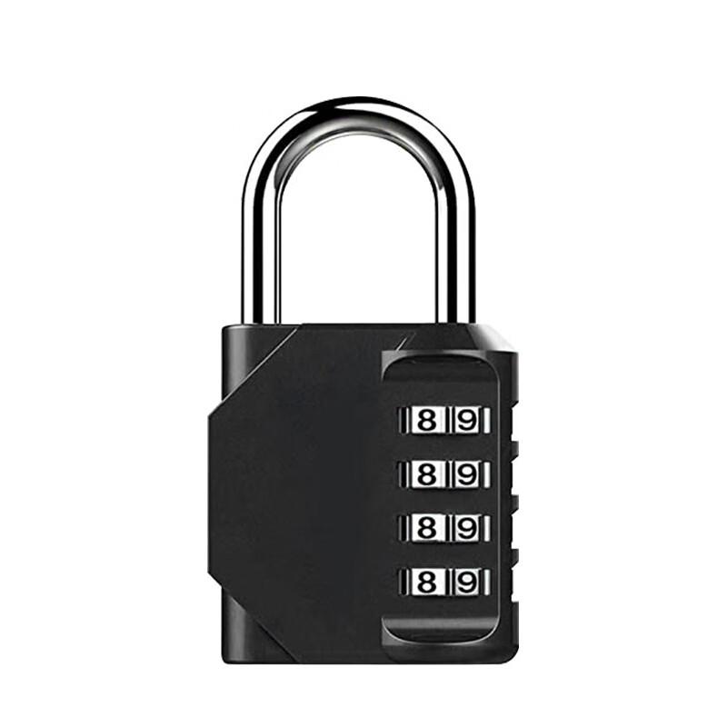 苏识 1670103 四位密码锌合金密码锁挂锁 ZCB434黑 2个起订按（个）销售