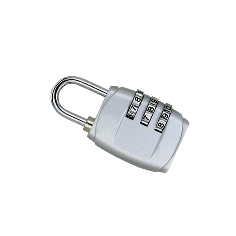 苏识 1670135 三位密码锌合金密码锁 ZCC303银 3个起订按（个）销售