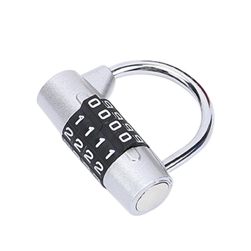 苏识 1670112 四位密码锌合金U型密码锁短梁 ZCU654银按(个)销售 苏识 1670112 四位密码锌合金U型密码锁短梁 ZCU654银按(个)销售