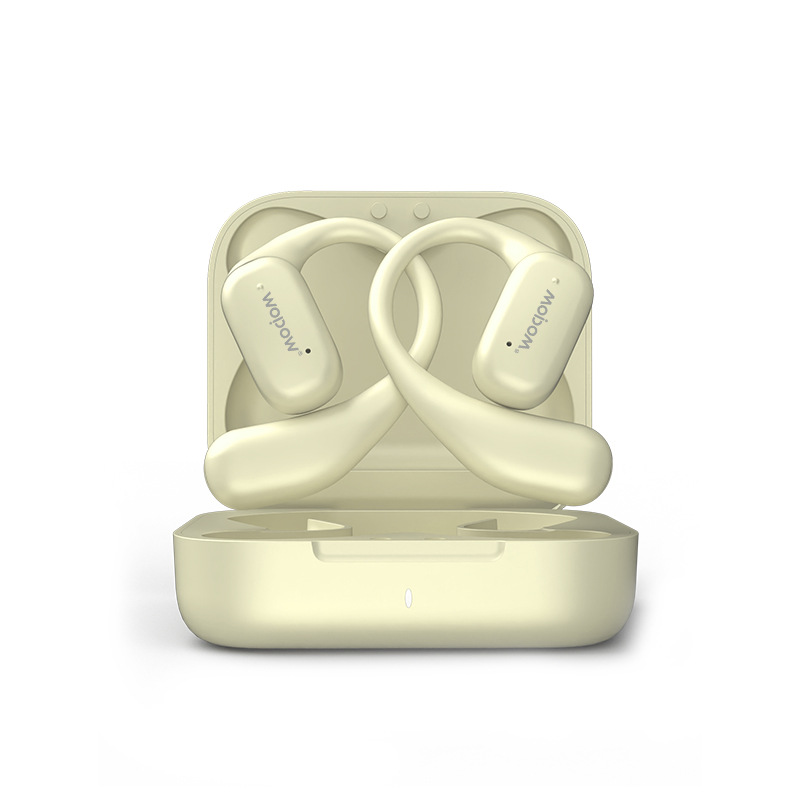 沃品 OWS05 OWS挂耳式运动蓝牙耳机 充电仓容量400mAh 米黄色按（个）销售