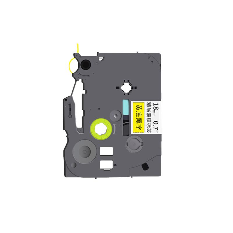 欣彩 AS-TZe641 标签机色带 18mm*8m 黄底黑字 适用兄弟TZe-641 PT-18Rz 9700PC 9800PCN D450 D600 PT-E300 E550W按盒销售 欣彩 AS-TZe641 标签机色带 18mm*8m 黄底黑字 适用兄弟TZe-641 PT-18Rz 9700PC 9800PCN D450 D600 PT-E300 E550W按盒销售