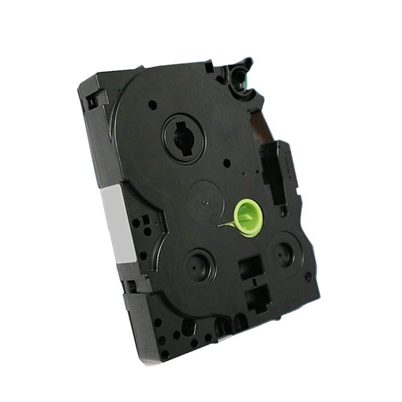 欣彩 AS-TZE661 标签机色带 36mm*8m 黄底黑字 适用兄弟PT-9700PC 9800PCN E800T E800TK E850TKW PT-P900按盒销售