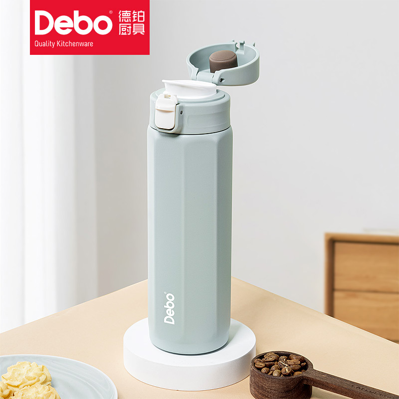 德铂 DEP-888 卡特希八角弹跳杯保温杯 450ml 绿色按（个）销售