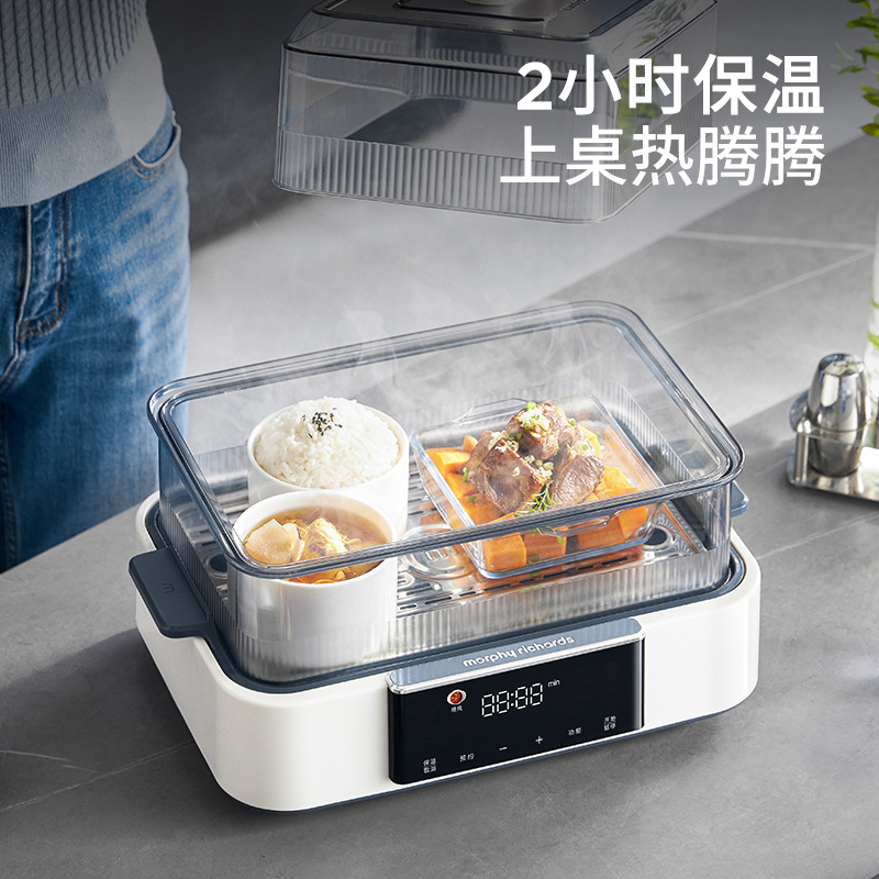 摩飞 MR1158 全透明视窗极速蒸锅 12L 白色 主机*1、说明书*1按（台）销售