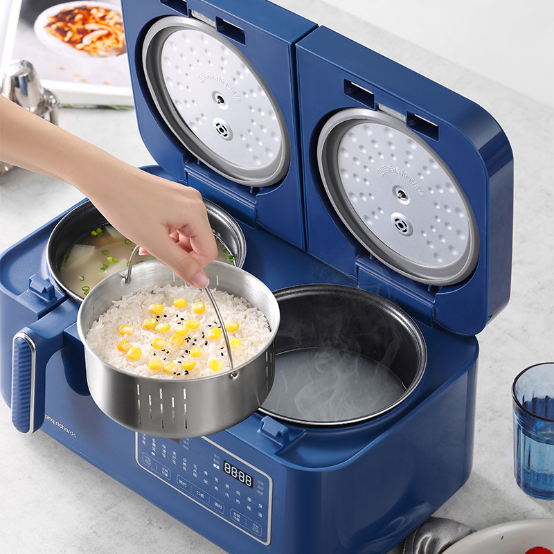 摩飞 MR8501 多功能双拼 4.3KG 蓝色 电饭煲按（台）销售