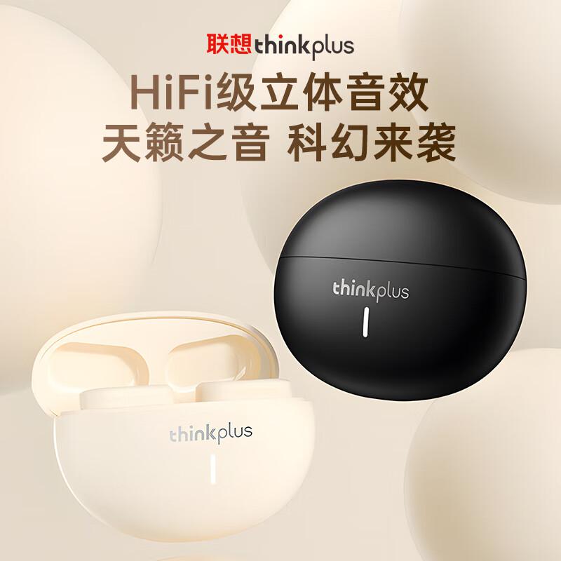 联想 LP19 无线蓝牙耳机 蓝牙传输10m 白色按（副）销售