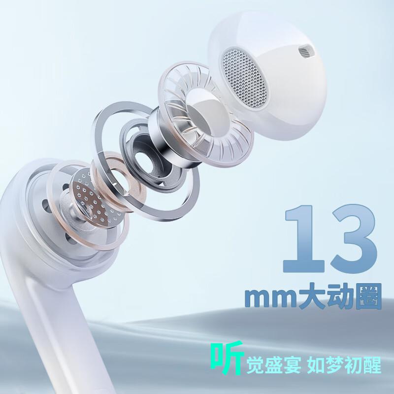 联想 TW60 无线蓝牙耳机 蓝牙传输10m 白色按（副）销售