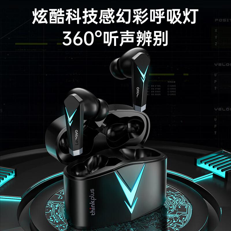 联想 LP6 无线蓝牙耳机 挂耳式 炫酷蓝按（副）销售