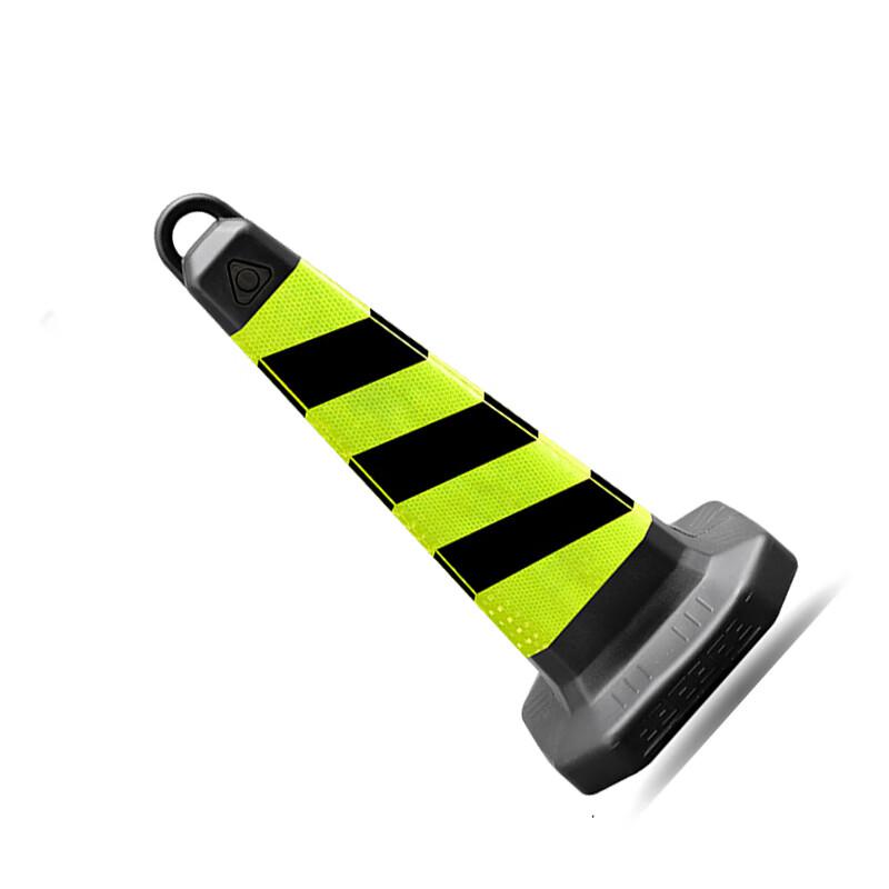 柒亦辰 QYC-1138 塑料反光告示牌交通路障柱 63cm高(黄黑膜)方锥 8个起订按(个)销售 柒亦辰 QYC-1138 塑料反光告示牌交通路障柱 63cm高(黄黑膜)方锥 8个起订按(个)销售