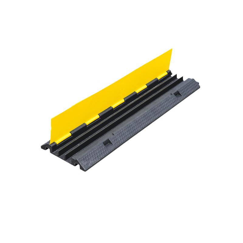 柒亦辰 QYC-3023 三线槽减速带 6kg 1000*300*50橡塑小三线  2个起订按（个）销售